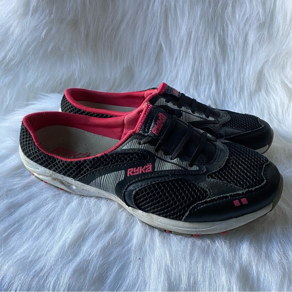 Ryka Shoes Women’s‎ Size 10W Slip On GrannyCore Black Sneakers